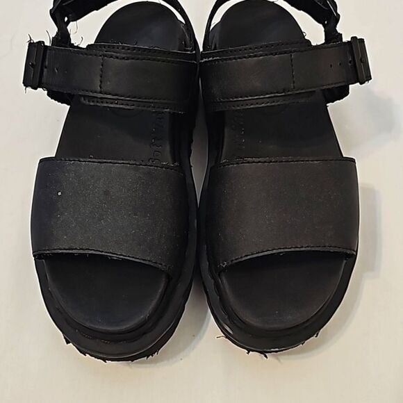 Dr. Martens Voss II Black Leather Sandals 7 - Picture 2 of 11